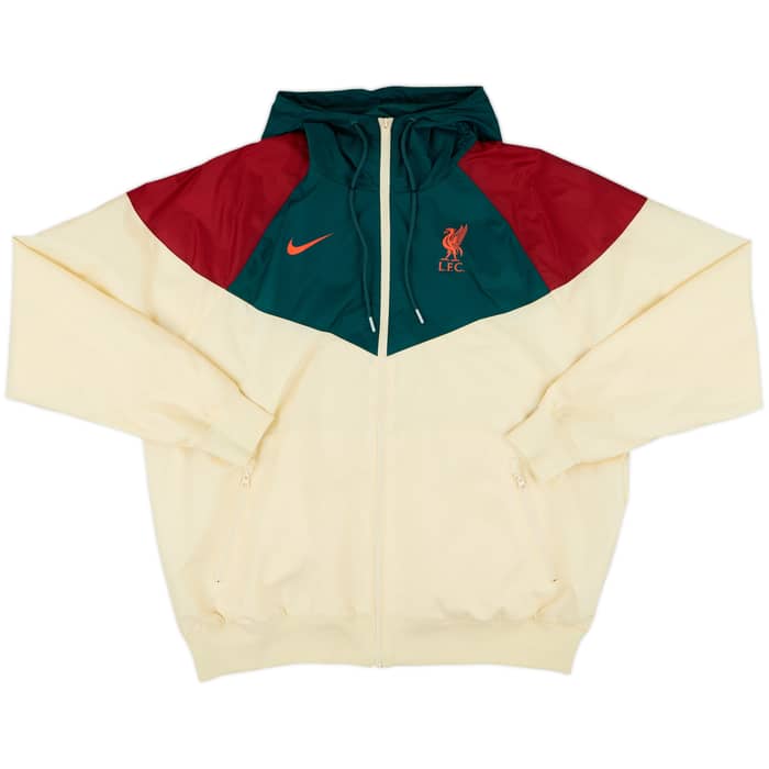 2021-22 Liverpool Nike Hooded Rain Jacket - 8/10 - (L)