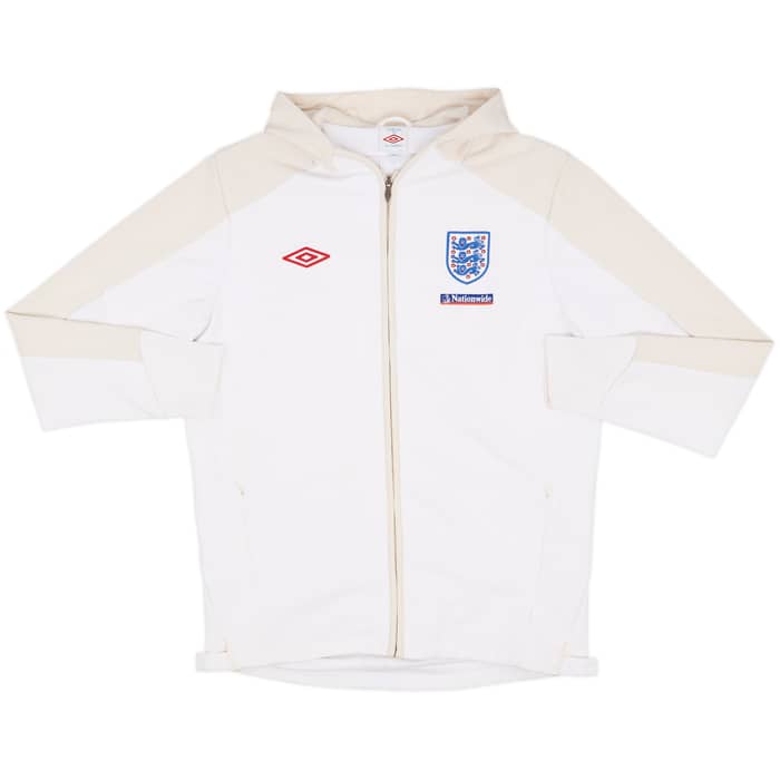 2010-11 England Umbro Hooded Track Jacket - 9/10 - (L)