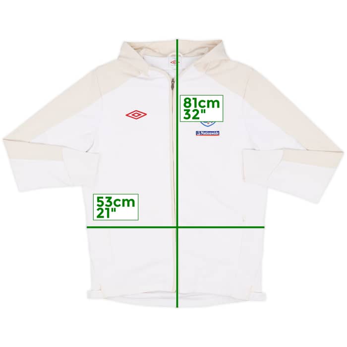 2010-11 England Umbro Hooded Track Jacket - 9/10 - (L)