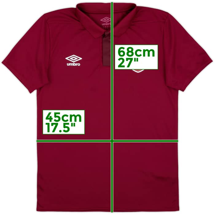 2022-23 Burnley Umbro Polo Shirt - 9/10 - (S)