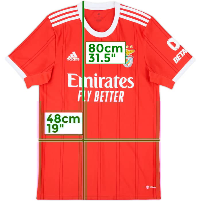 2022-23 Benfica Home Shirt - 7/10 - (M)
