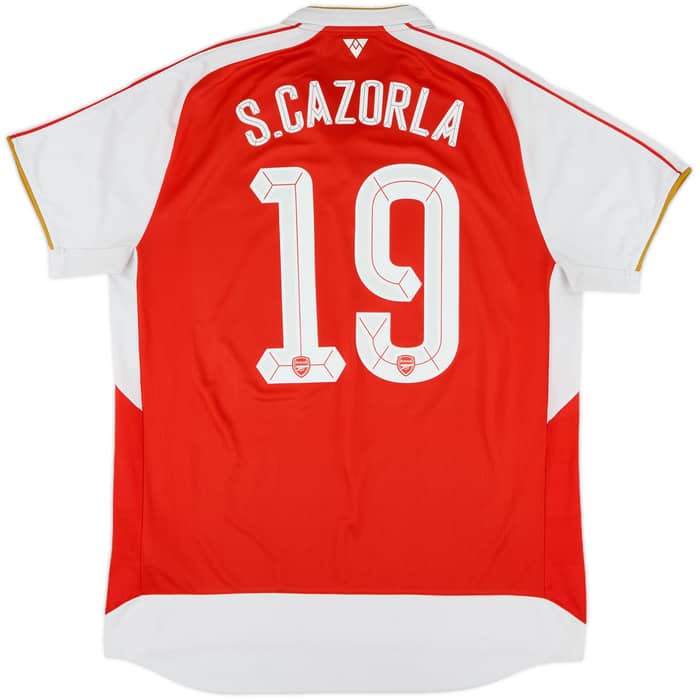 2015-16 Arsenal Home Shirt S.Cazorla #19 - 7/10 - (XL)