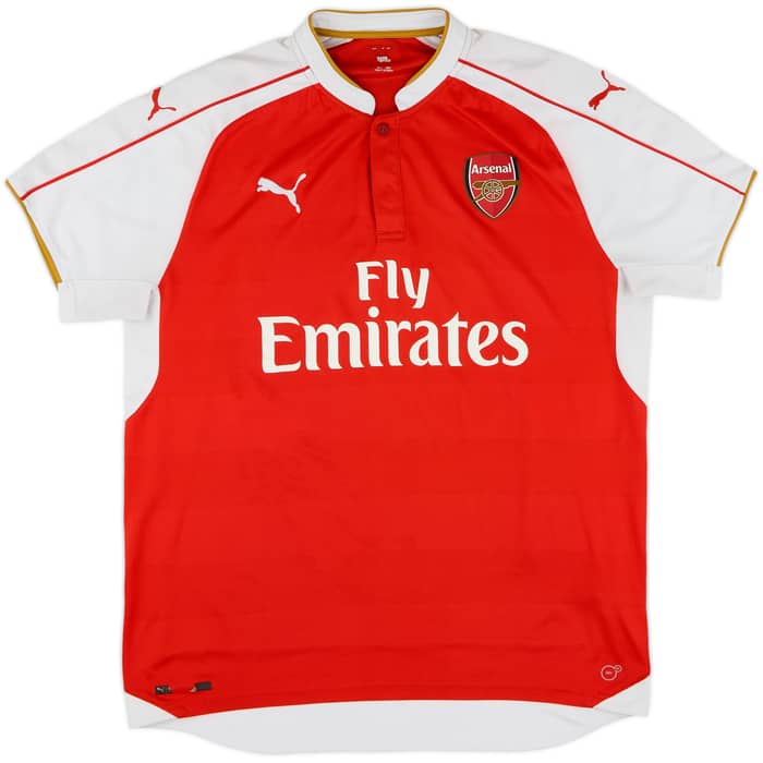2015-16 Arsenal Home Shirt S.Cazorla #19 - 7/10 - (XL)
