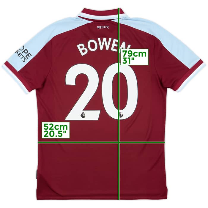 2021-22 West Ham Home Shirt Bowen #20 - 10/10 - (L)