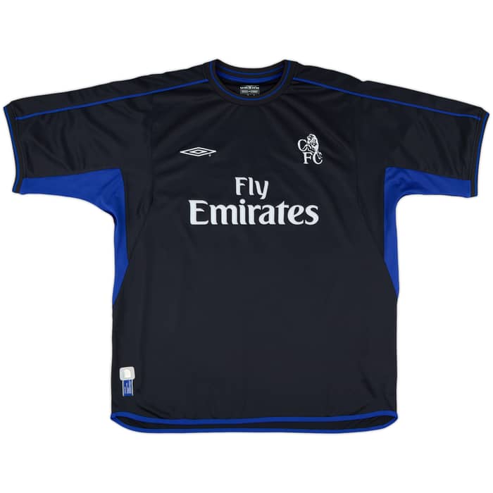 2002-04 Chelsea Away Shirt Zola #25 - 10/10 - (XXL)