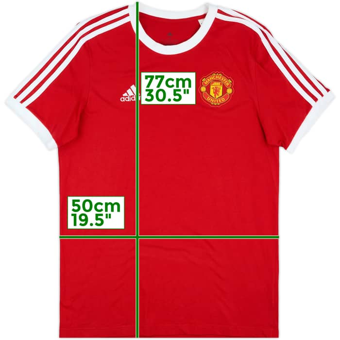 2022-23 Manchester United adidas Cotton Tee - 10/10 - (M)