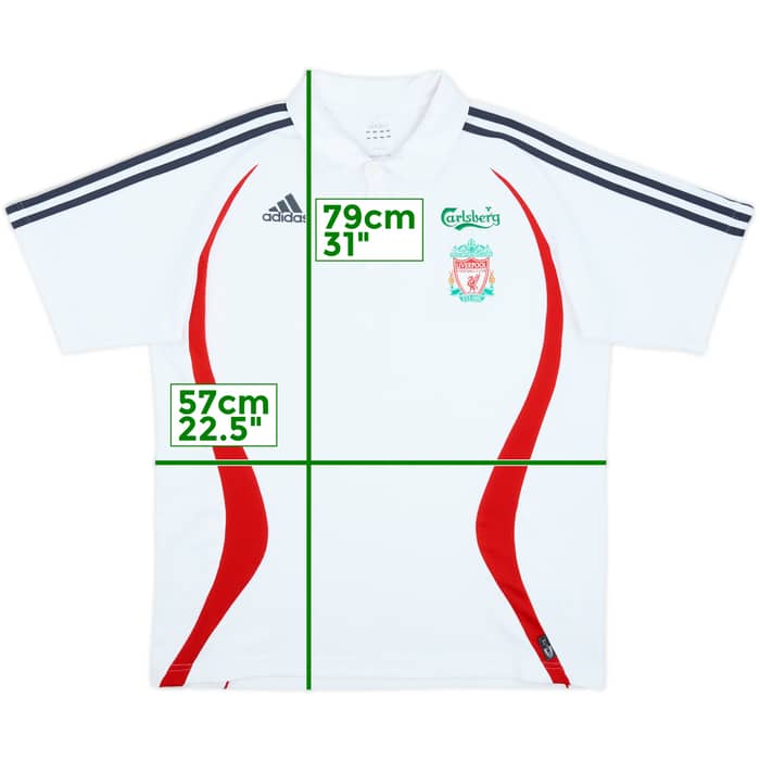 2006-07 Liverpool adidas Polo Shirt - 8/10 - (L)