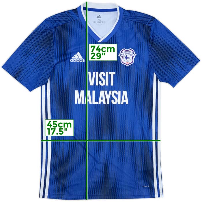 2019-20 Cardiff City Home Shirt - 8/10 - (XS)