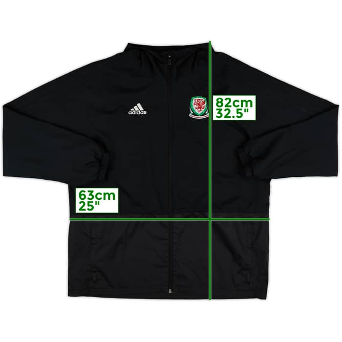 2018-19 Wales adidas Track Jacket - 9/10 - (XL)