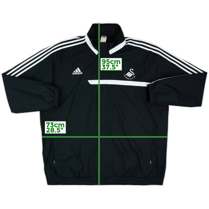 2013-14 Swansea adidas Track Jacket - 8/10 - (3XL)
