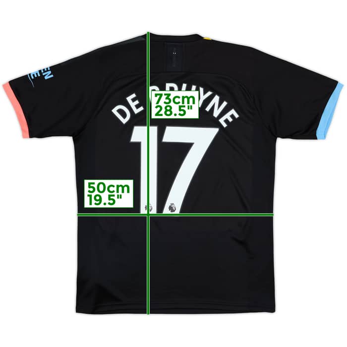 2019-20 Manchester City Away Shirt De Bruyne #17 - 10/10 - (M)