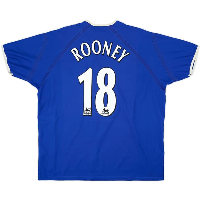 2003-04 Everton Home Shirt Rooney #18 - 8/10 - (XXL)