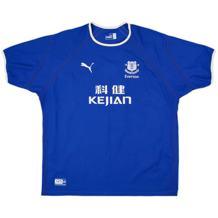 2003-04 Everton Home Shirt Rooney #18 - 8/10 - (XXL)