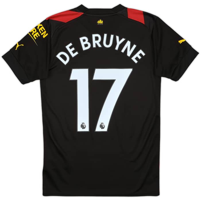 2022-23 Manchester City Away Shirt De Bruyne #17 - 9/10 - (XS)