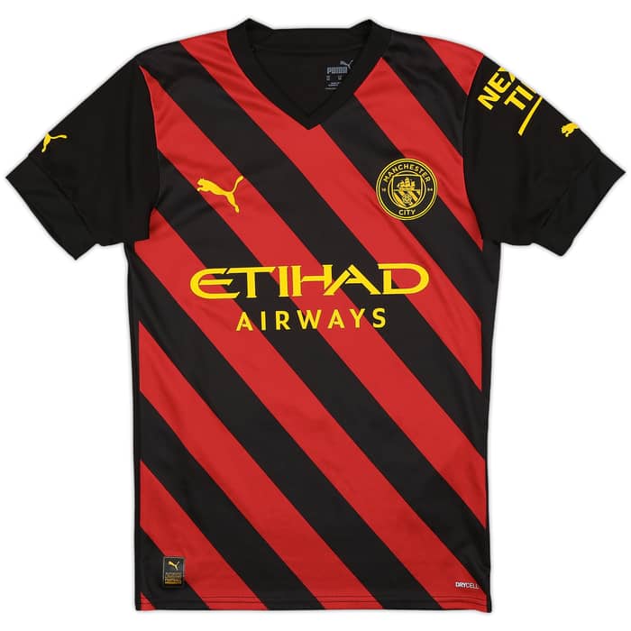 2022-23 Manchester City Away Shirt De Bruyne #17 - 9/10 - (XS)