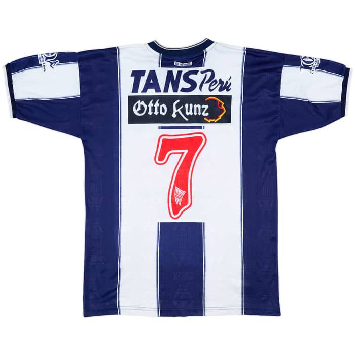 2001 Alianza Lima Centenary Home Shirt #7 - 8/10 - (L)