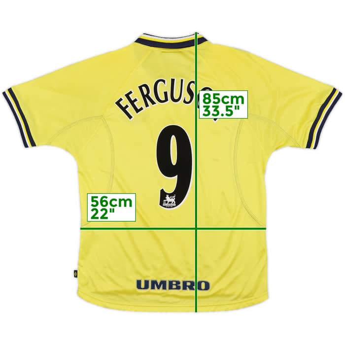 1998-99 Everton Third Shirt Ferguson #9 - 9/10 - (L)