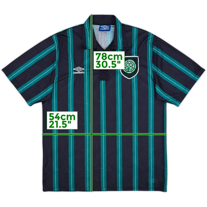 1992-93 Celtic Away Shirt - 9/10 - (L)
