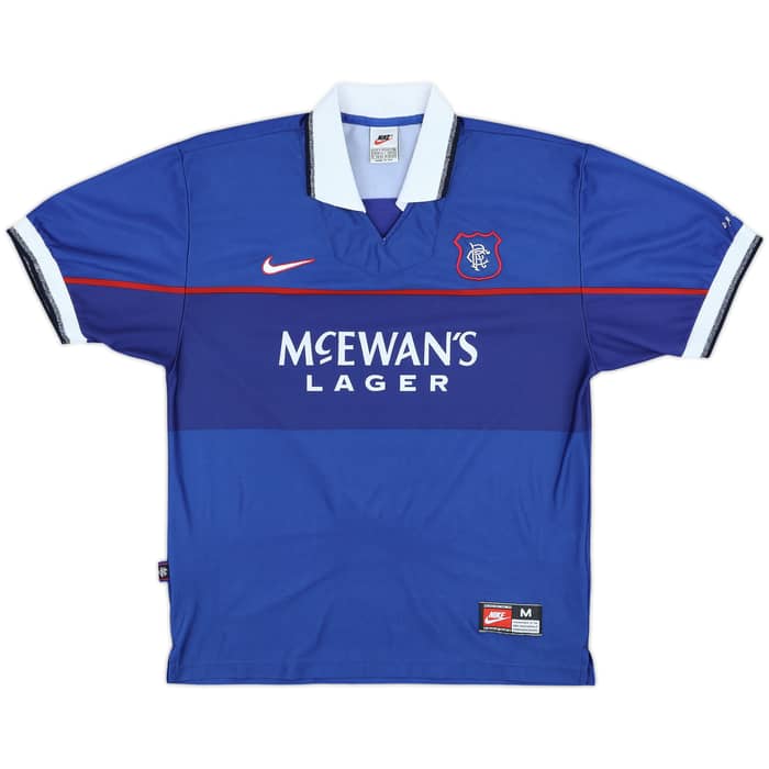 1997-99 Rangers Home Shirt Negri #9 - 8/10 - (M)