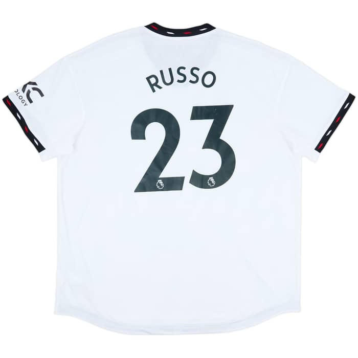 2022-23 Manchester United Authentic Away Shirt Russo #23 - 8/10 - (XXL)