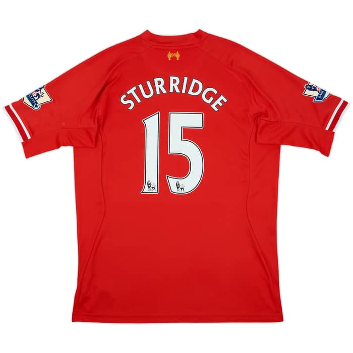 2013-14 Liverpool Home Shirt Sturridge #15 - 9/10 - (XL)