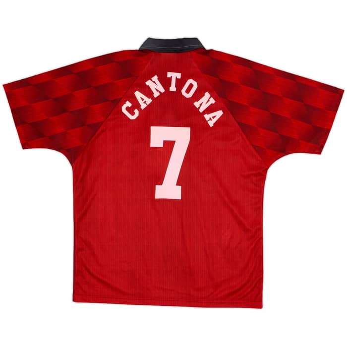 1996-98 Manchester United Home Shirt Cantona #7 - 8/10 - (M)