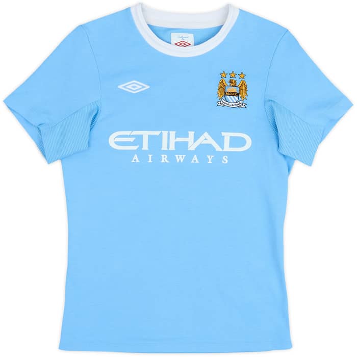2009-10 Manchester City Home Shirt - 5/10 - (10-11 Years)