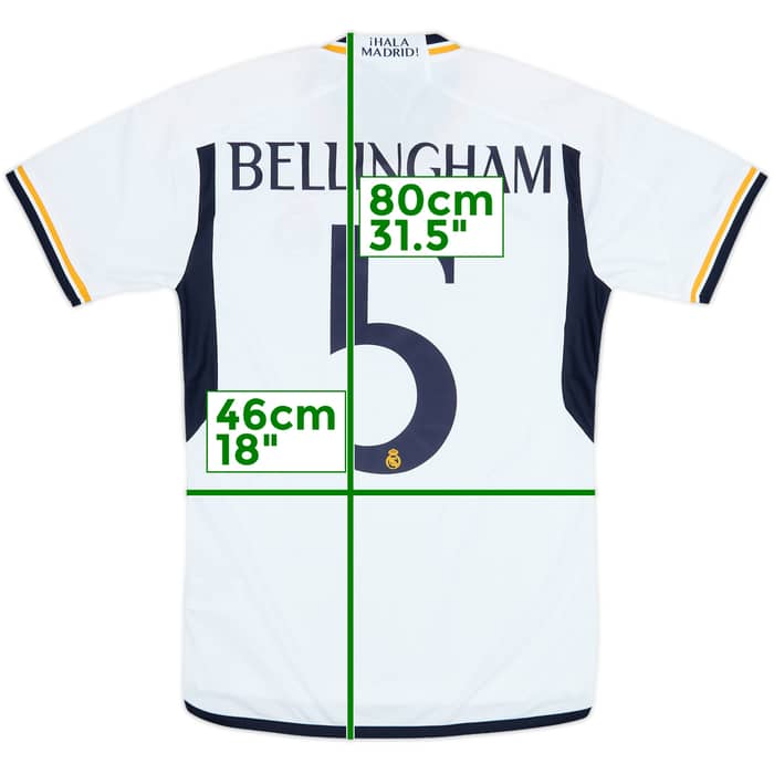 2023-24 Real Madrid Home Shirt Bellingham #5 (S)