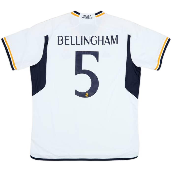 2023-24 Real Madrid Home Shirt Bellingham #5 (XXL)