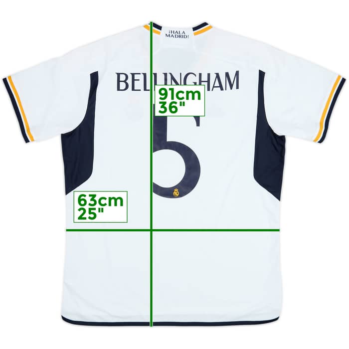 2023-24 Real Madrid Home Shirt Bellingham #5 (XXL)