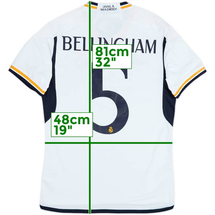 2023-24 Real Madrid Home Shirt Bellingham #5 (M)