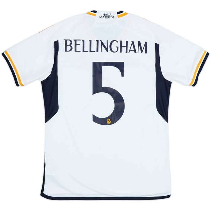 2023-24 Real Madrid Home Shirt Bellingham #5 (L)