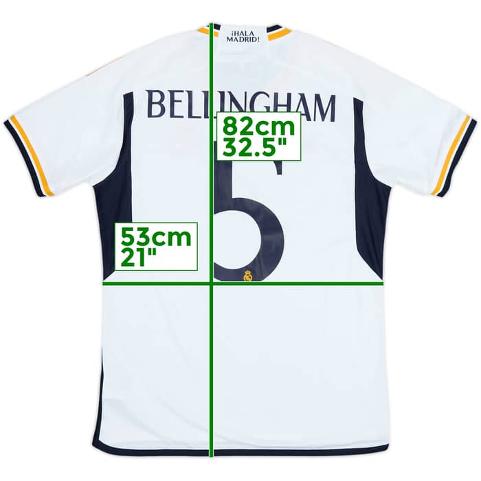 2023-24 Real Madrid Home Shirt Bellingham #5 (L)
