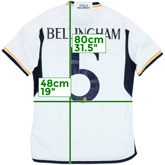 2023-24 Real Madrid Home Shirt Bellingham #5 (M)