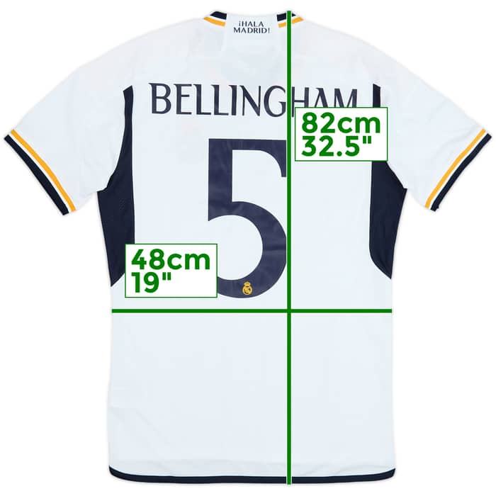 2023-24 Real Madrid Home Shirt Bellingham #5 (M)