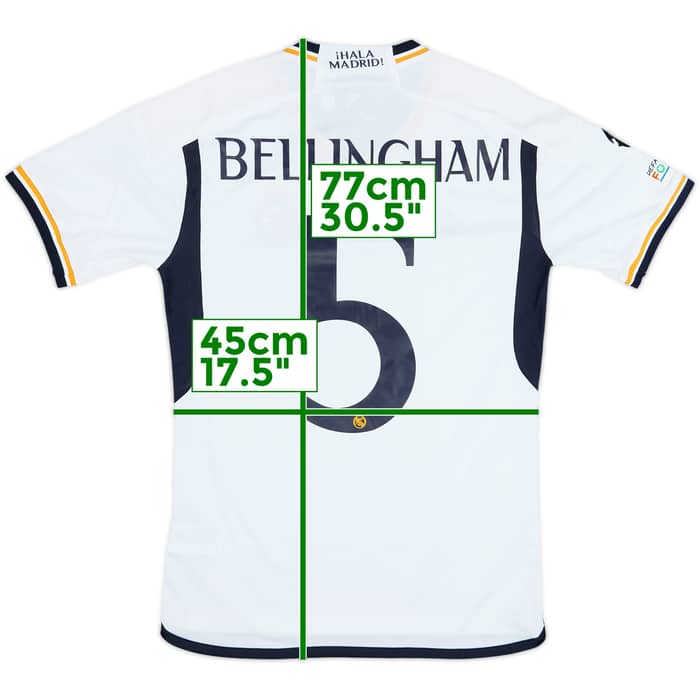 2023-24 Real Madrid Home Shirt Bellingham #5 (S)