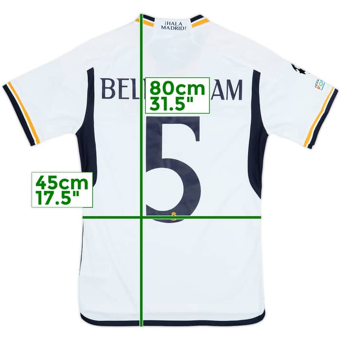 2023-24 Real Madrid Home Shirt Bellingham #5 (S)