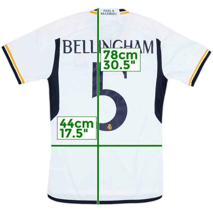2023-24 Real Madrid Home Shirt Bellingham #5 (S)
