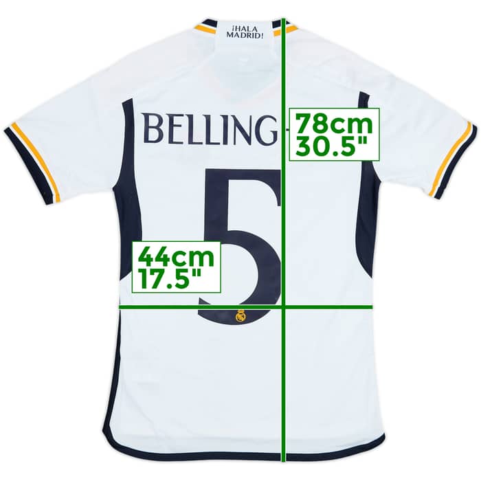2023-24 Real Madrid Home Shirt Bellingham #5 (XS)