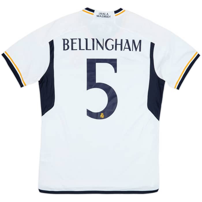 2023-24 Real Madrid Camiseta Local Bellingham #5 (L)