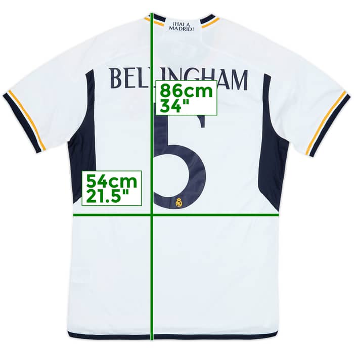 2023-24 Real Madrid Camiseta Local Bellingham #5 (L)