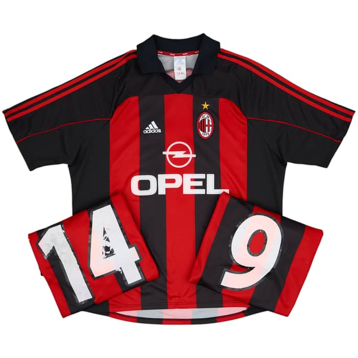 2000-02 AC Milan Home Shirt # - 5/10 - (XL)