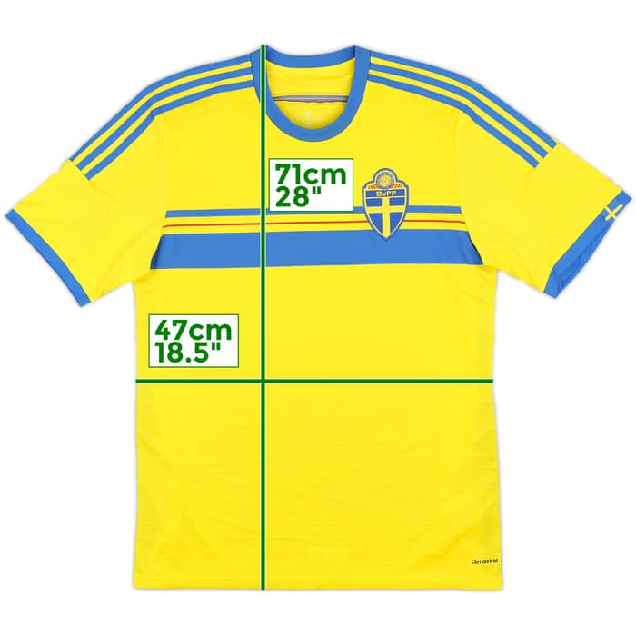 2014-15 Sweden Home Shirt - 9/10 - (XL)
