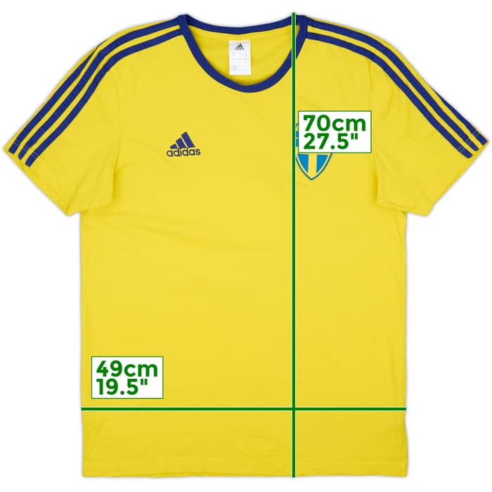 2018-19 Sweden adidas Cotton Tee - 8/10 - (M)
