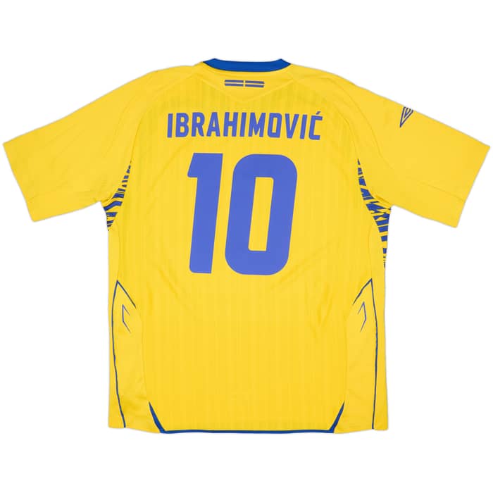 2007-09 Sweden Home Shirt Ibrahimovic #10 - 10/10 - (XL)