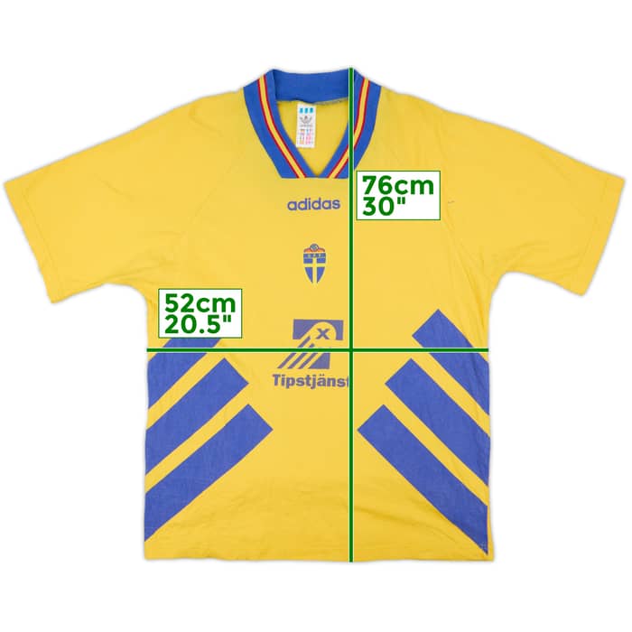 1994 Sweden adidas Cotton Tee - 8/10 - (M)