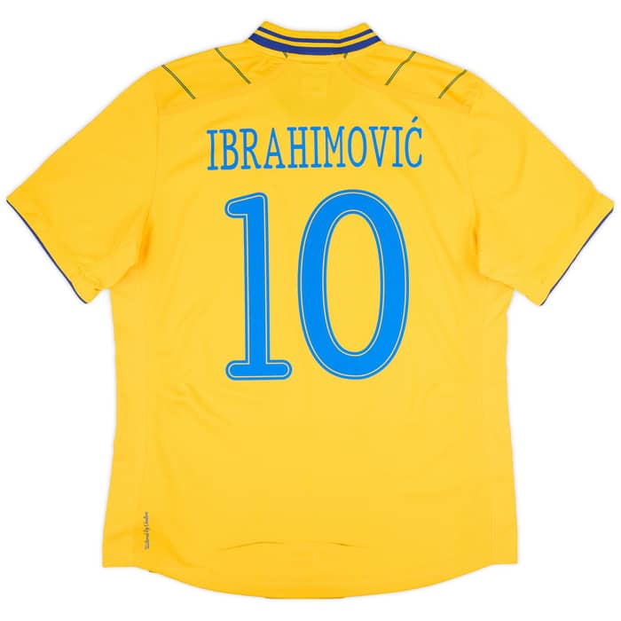 2012-13 Sweden Home Shirt Ibrahimovic #10 - 7/10 - (L)