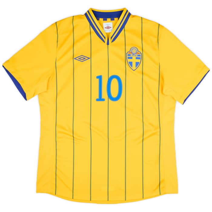 2012-13 Sweden Home Shirt Ibrahimovic #10 - 7/10 - (L)