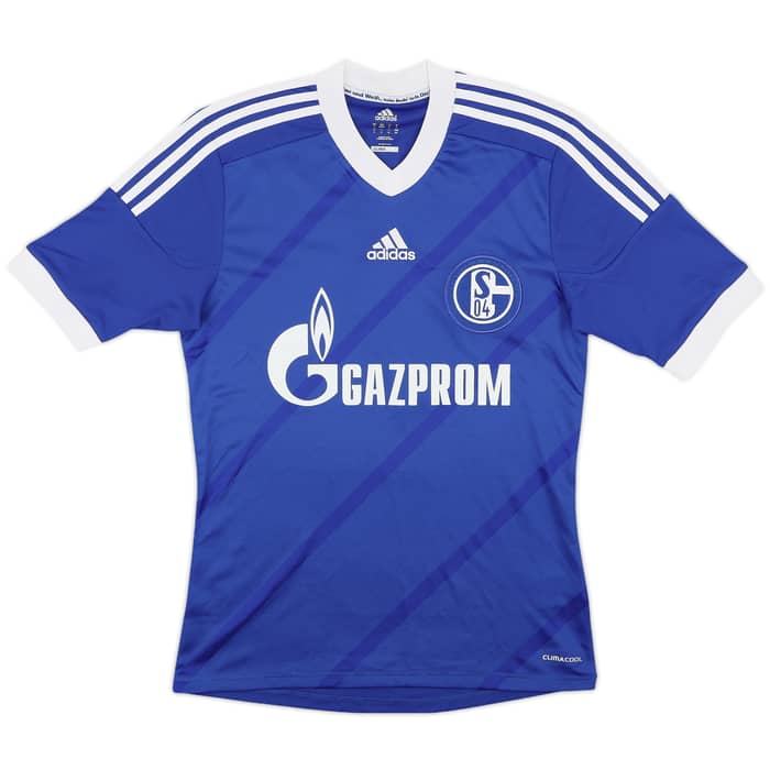 2012-14 Schalke Home Shirt Raul #7 - 8/10 - (S)