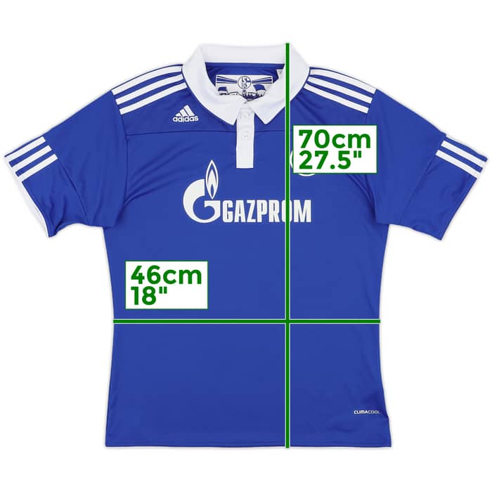 2010-12 Schalke Home Shirt - 10/10 - (Women's M)